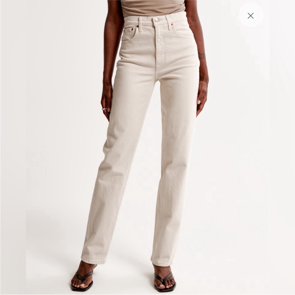 [A&F] 90s Straight Ultra High Rise Curve Love